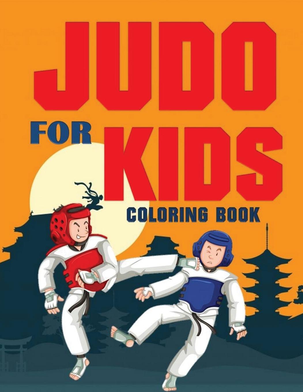 Vorderes Coverbild JUDO for Kids Coloring Book (Over 70 pages)