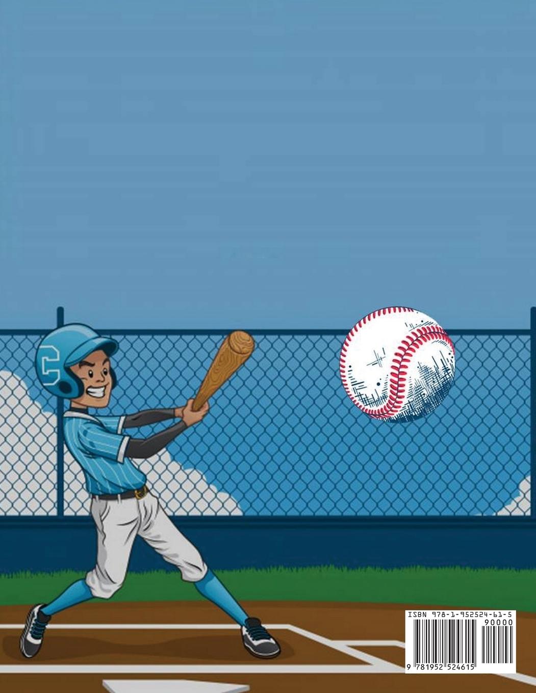 Rückseitencover Baseball for Kids Coloring Book (Over 70 Pages)