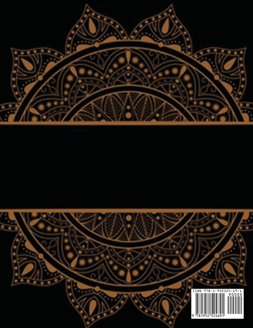 Rückseitencover Mandala Coloring Book (100 Pages)