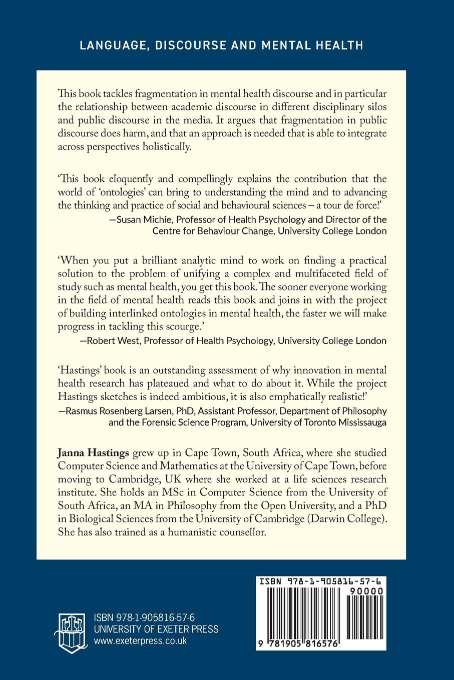 Rückseitencover Mental Health Ontologies