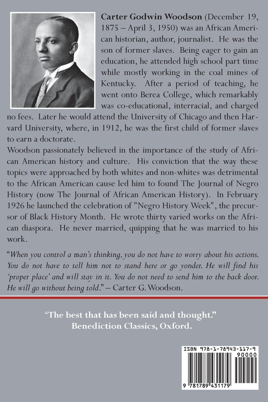 Rückseitencover The Mis-Education of the Negro