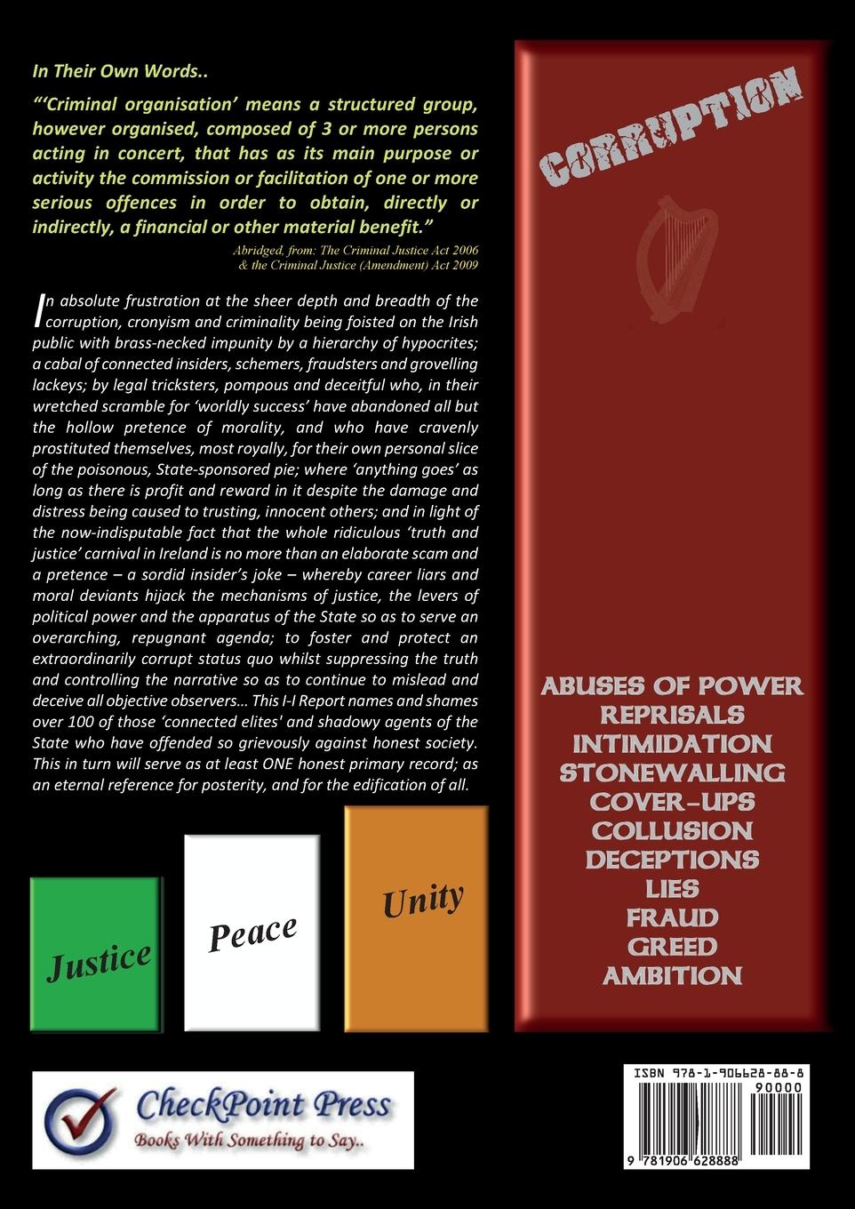 Rückseitencover CRIMINALITY IN THE IRISH COURTS