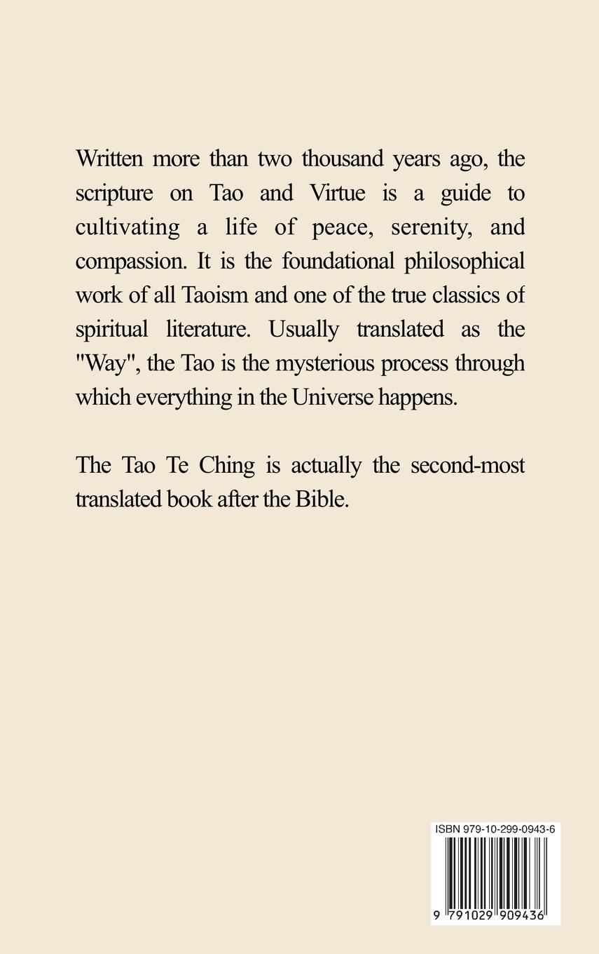 Rückseitencover Tao Te Ching