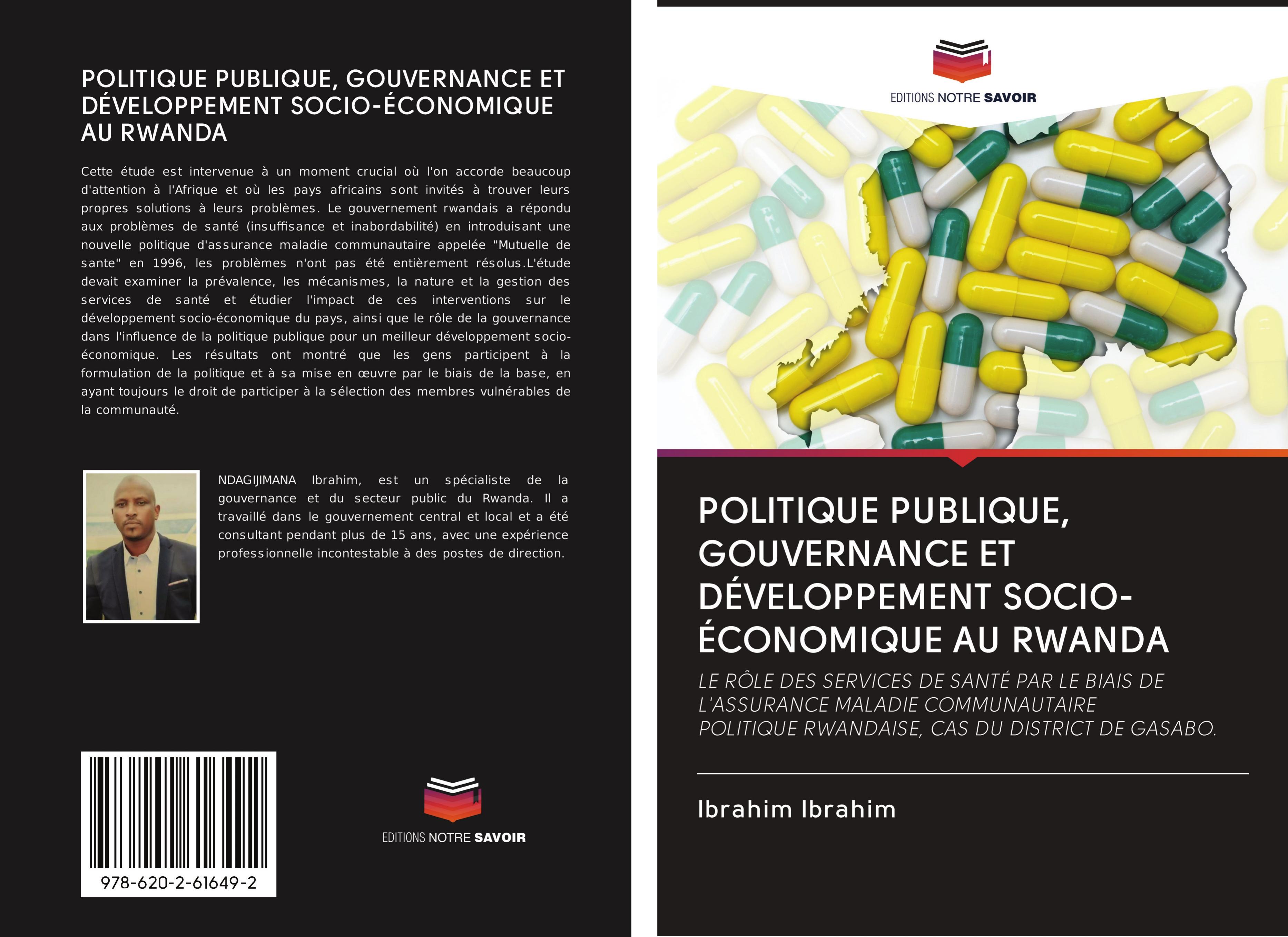 Vorderes Coverbild POLITIQUE PUBLIQUE, GOUVERNANCE ET DÉVELOPPEMENT SOCIO-ÉCONOMIQUE AU RWANDA