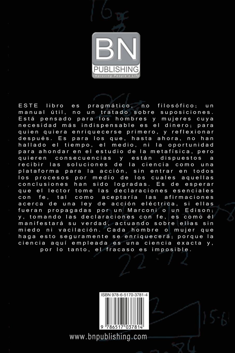 Rückseitencover La Ciencia de Hacerse Rico