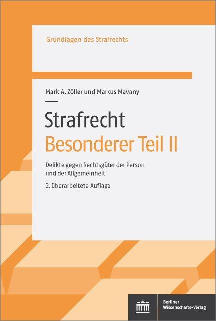 Vorderes Coverbild Strafrecht. Besonderer Teil II