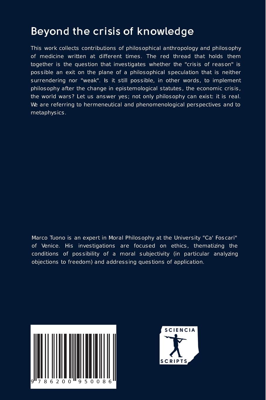 Rückseitencover Beyond the crisis of knowledge