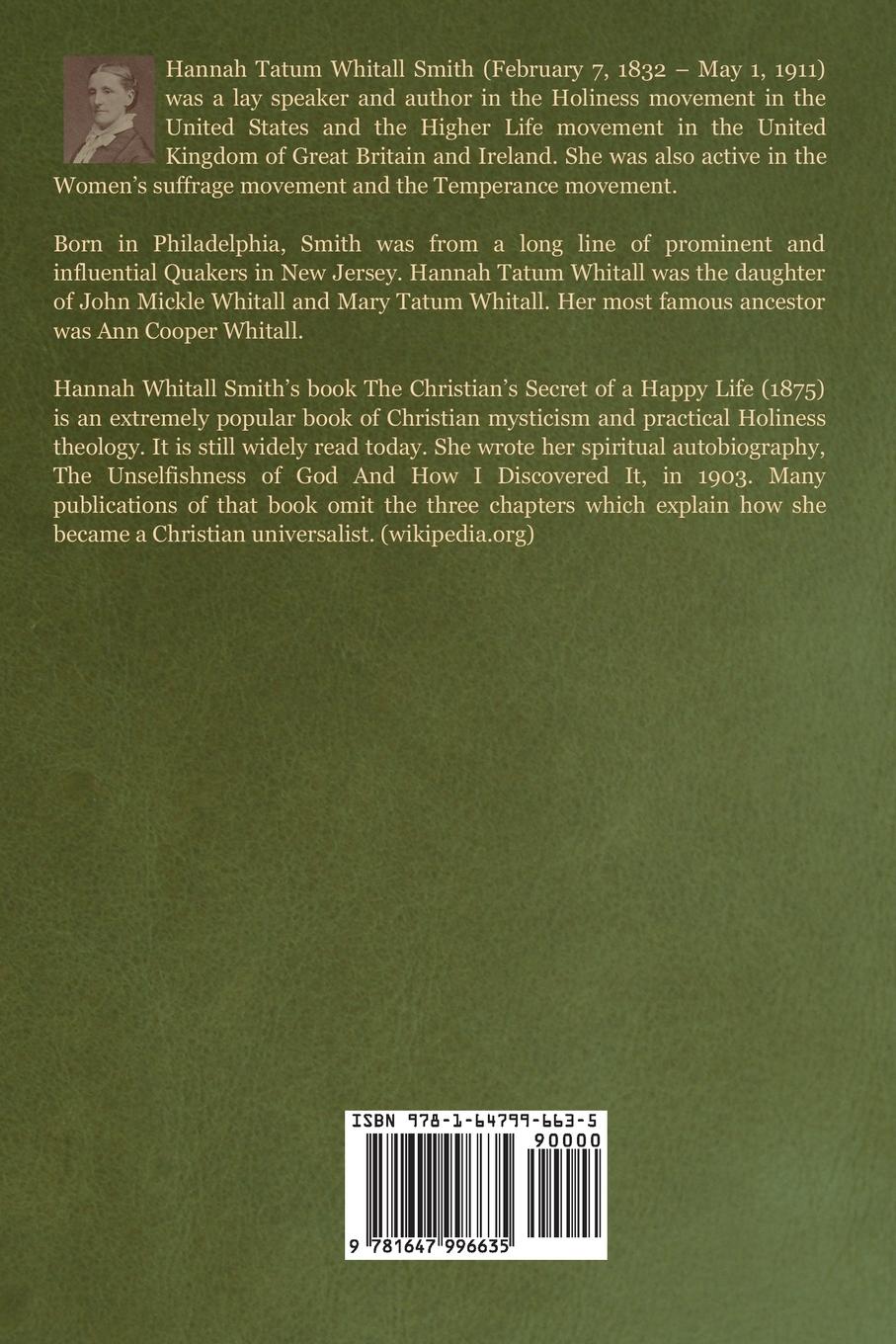 Rückseitencover The Christian's Secret of a Happy Life