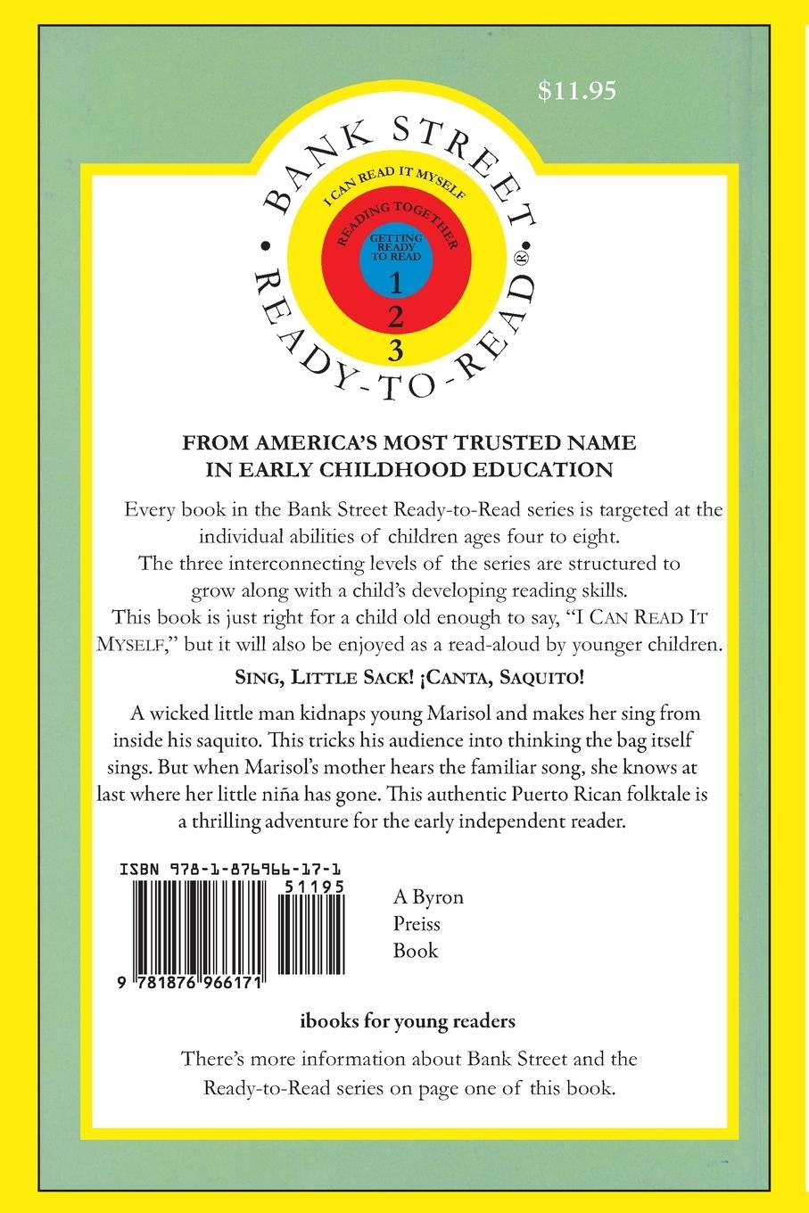 Rückseitencover Sing, Little Sack! ¡Canta, Saquito!-A Folktale from Puerto Rico