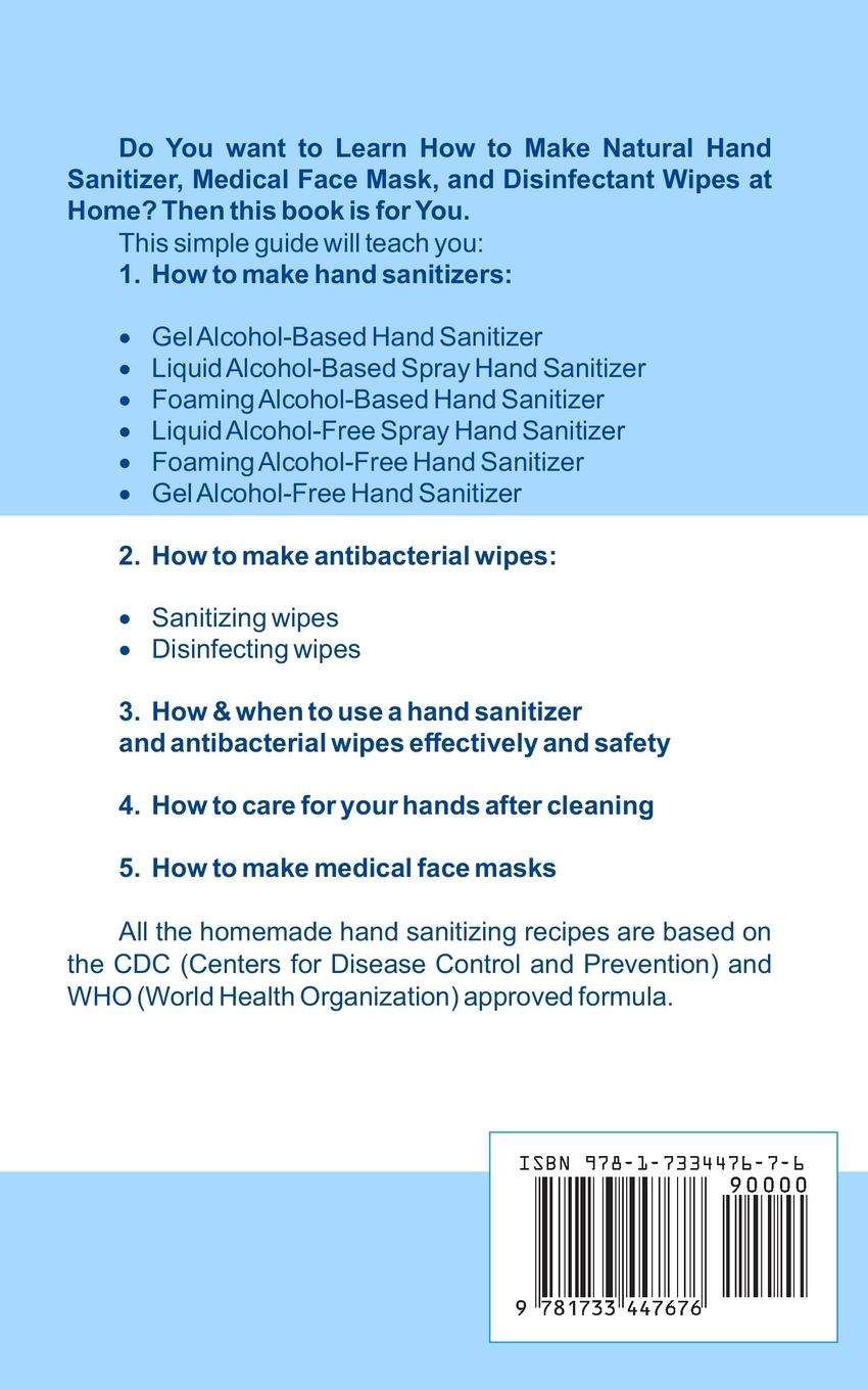 Rückseitencover Homemade Hand Sanitizer, DIY Face Mask