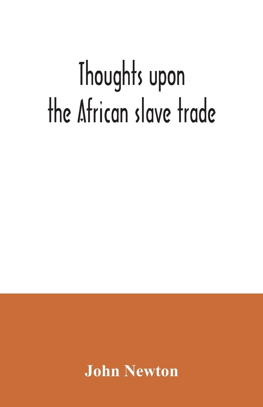 Vorderes Coverbild Thoughts upon the African slave trade