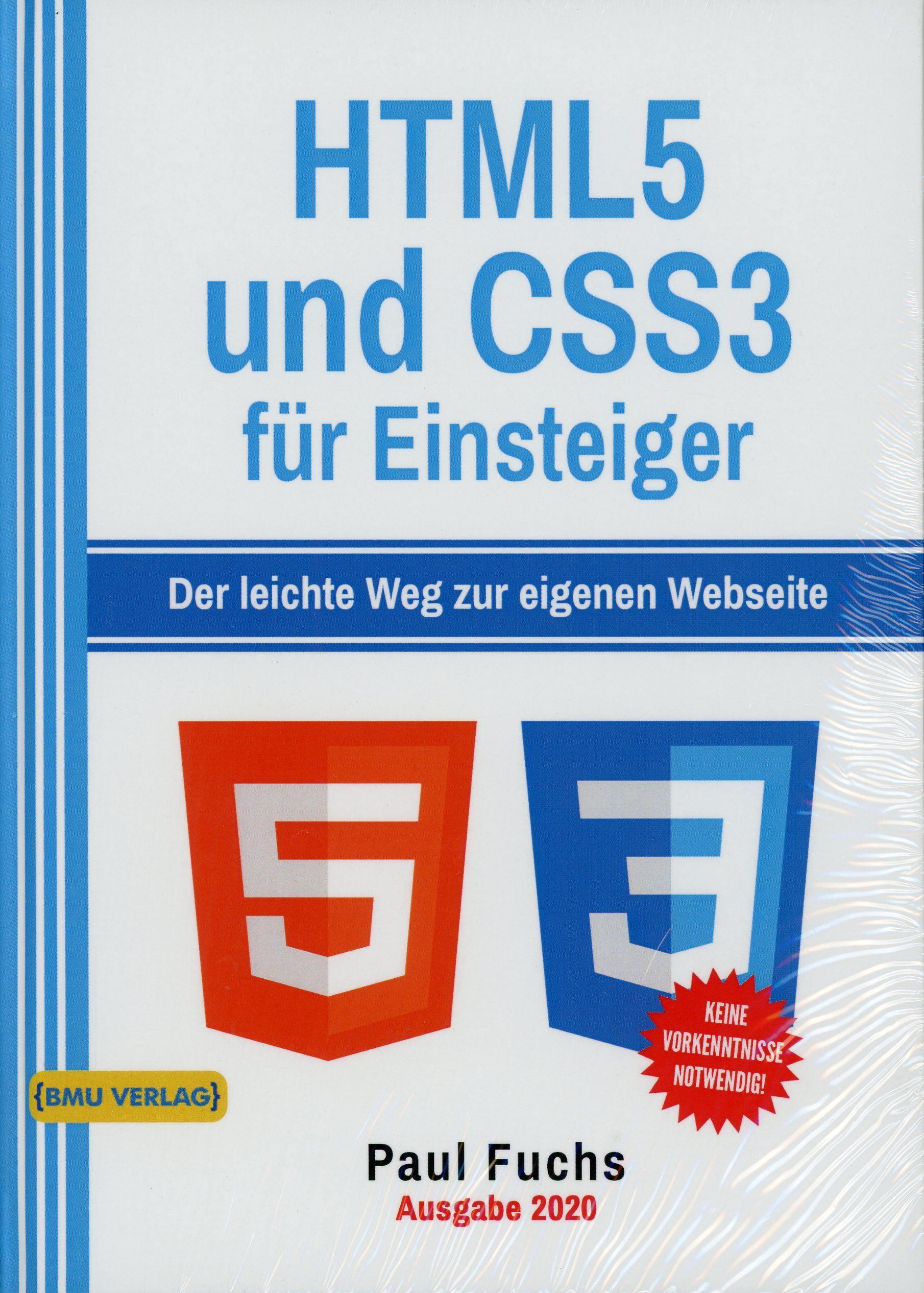 Vorderes Coverbild HTML5 und CSS3 für Einsteiger