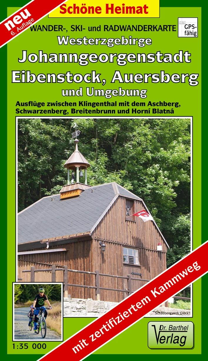 Vorderes Coverbild Westerzgebirge 1 : 35 000. Wander-, Ski- und Radwanderkarte