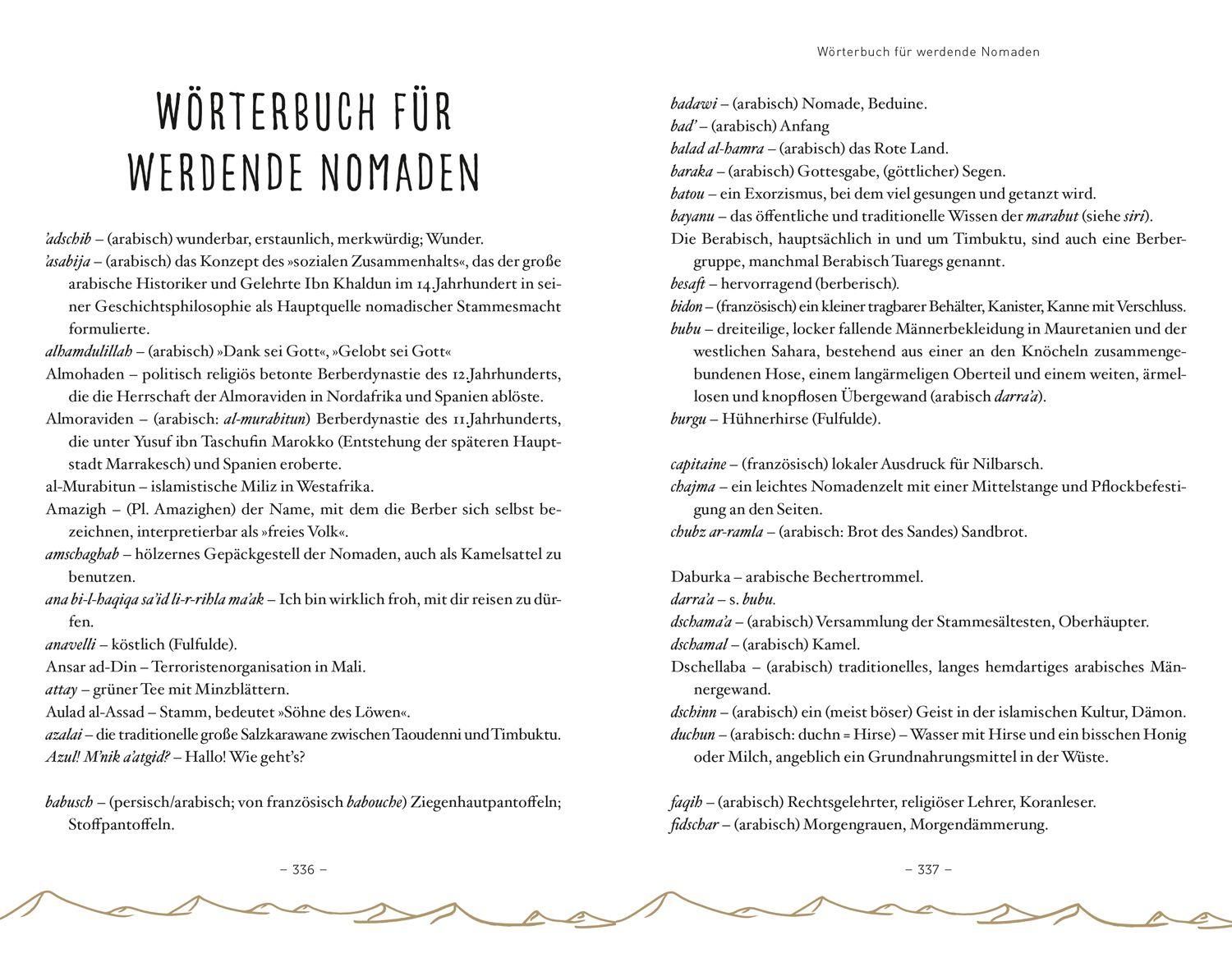 Beispielinhalt (Bild) Die acht Lektionen der Wüste