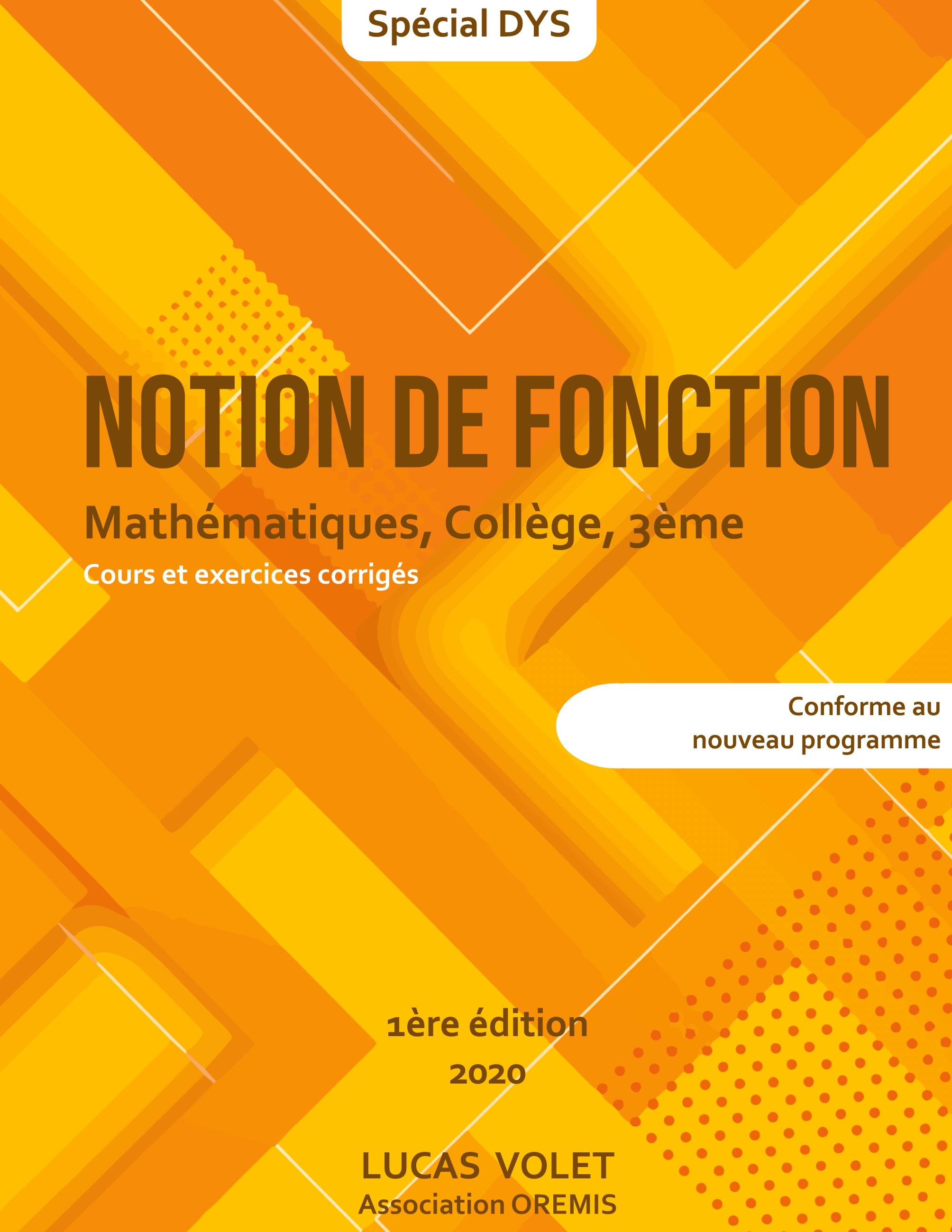 Vorderes Coverbild Notion de fonction