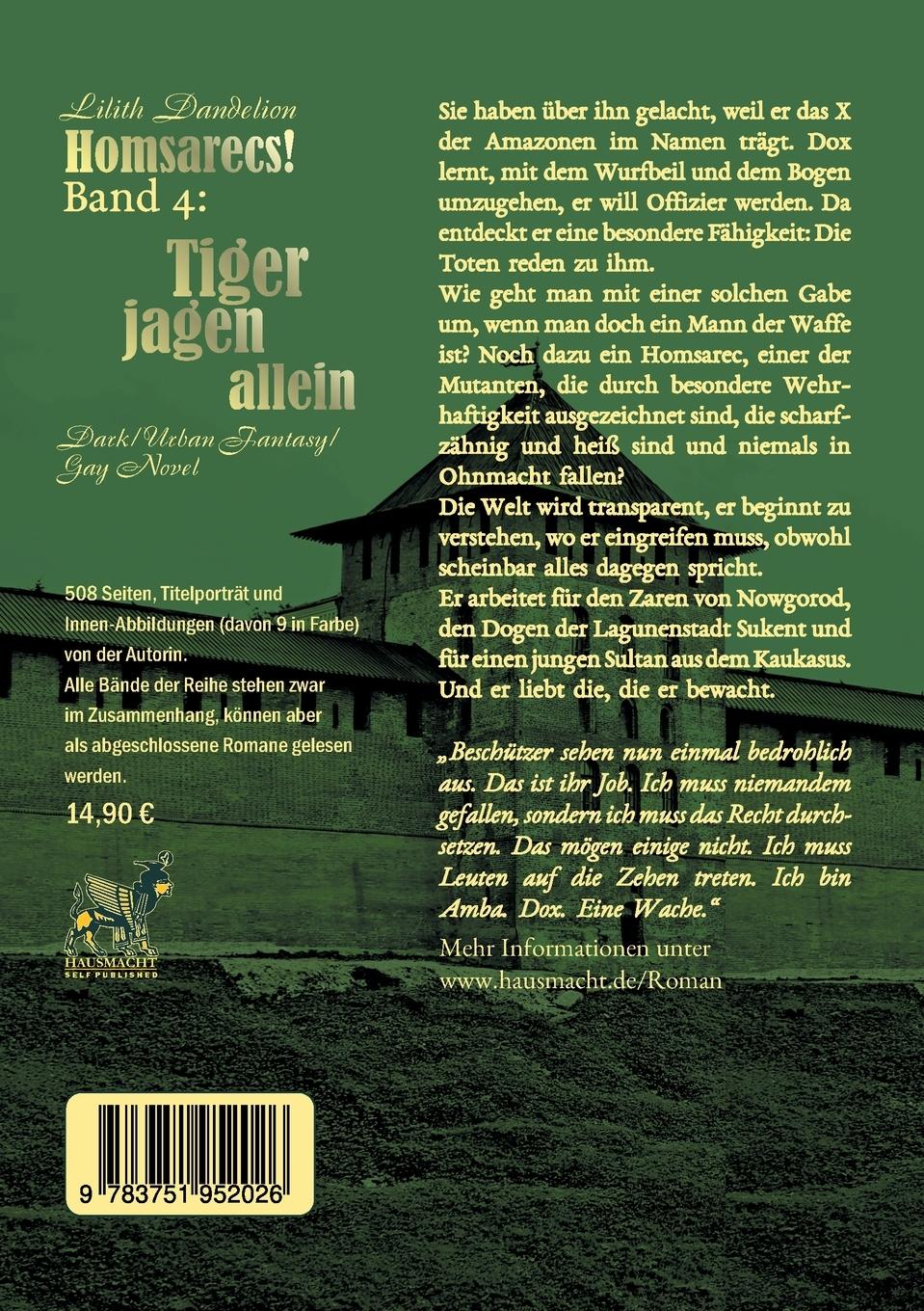 Rückseitencover Tiger jagen allein