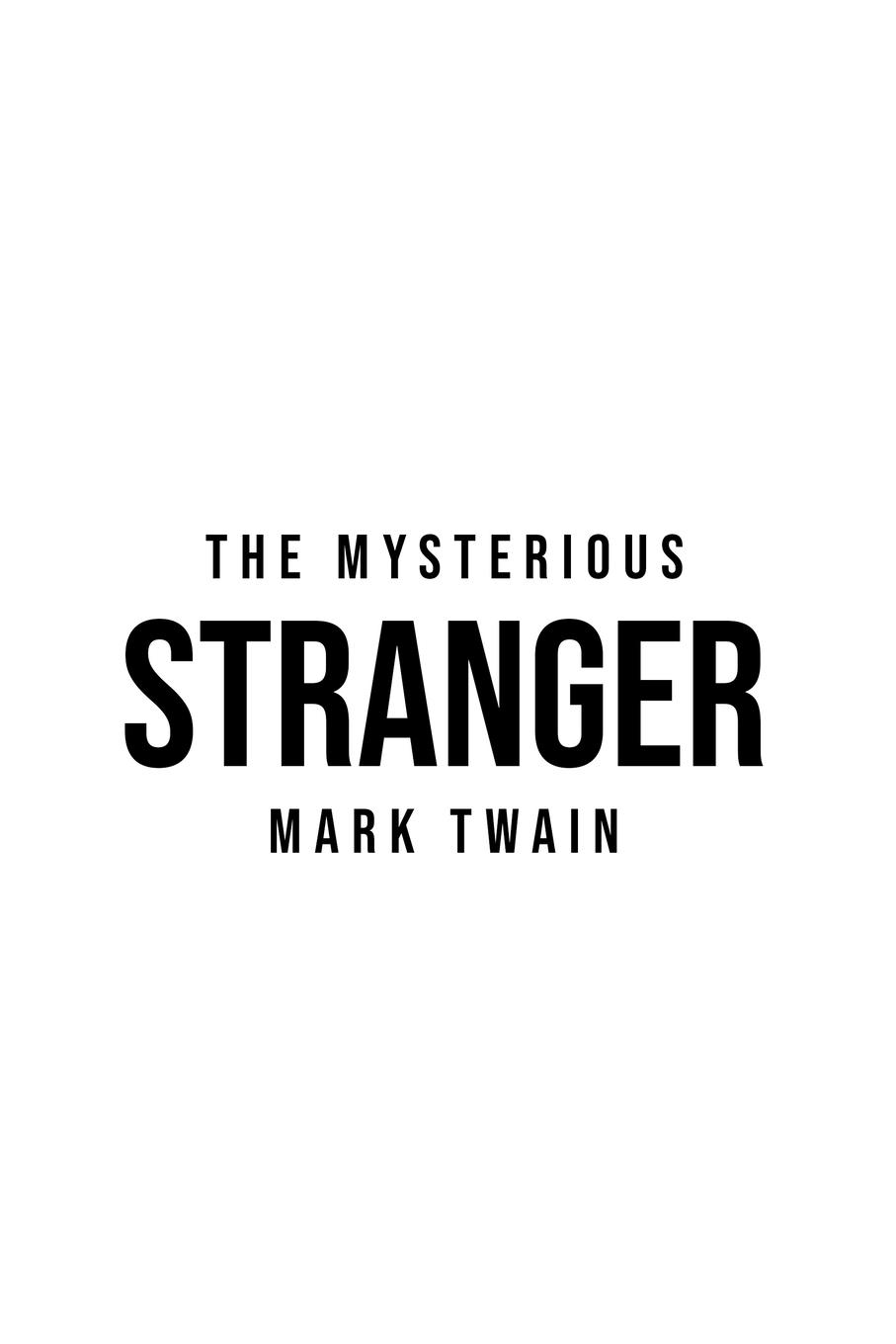 Vorderes Coverbild The Mysterious Stranger