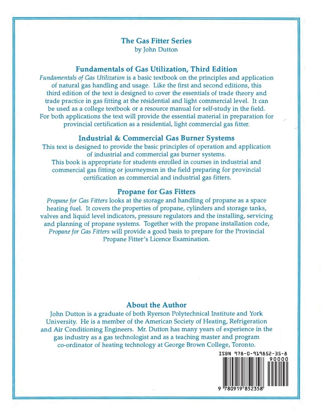 Rückseitencover Fundamentals of Gas Utilization
