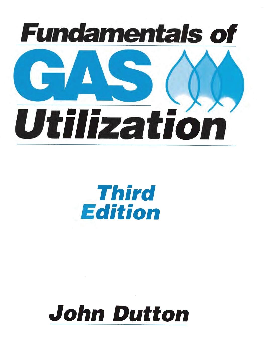 Vorderes Coverbild Fundamentals of Gas Utilization