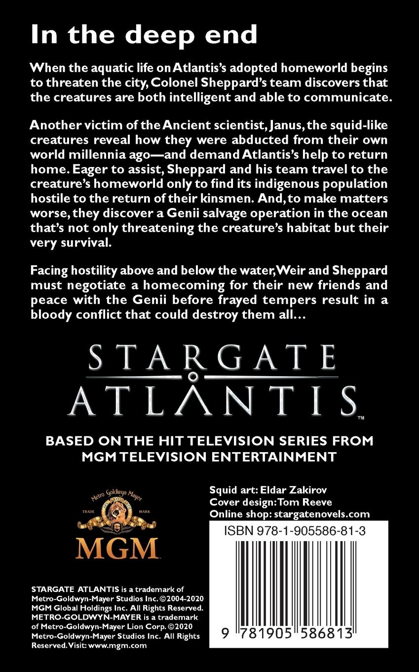 Rückseitencover STARGATE ATLANTIS From the Depths
