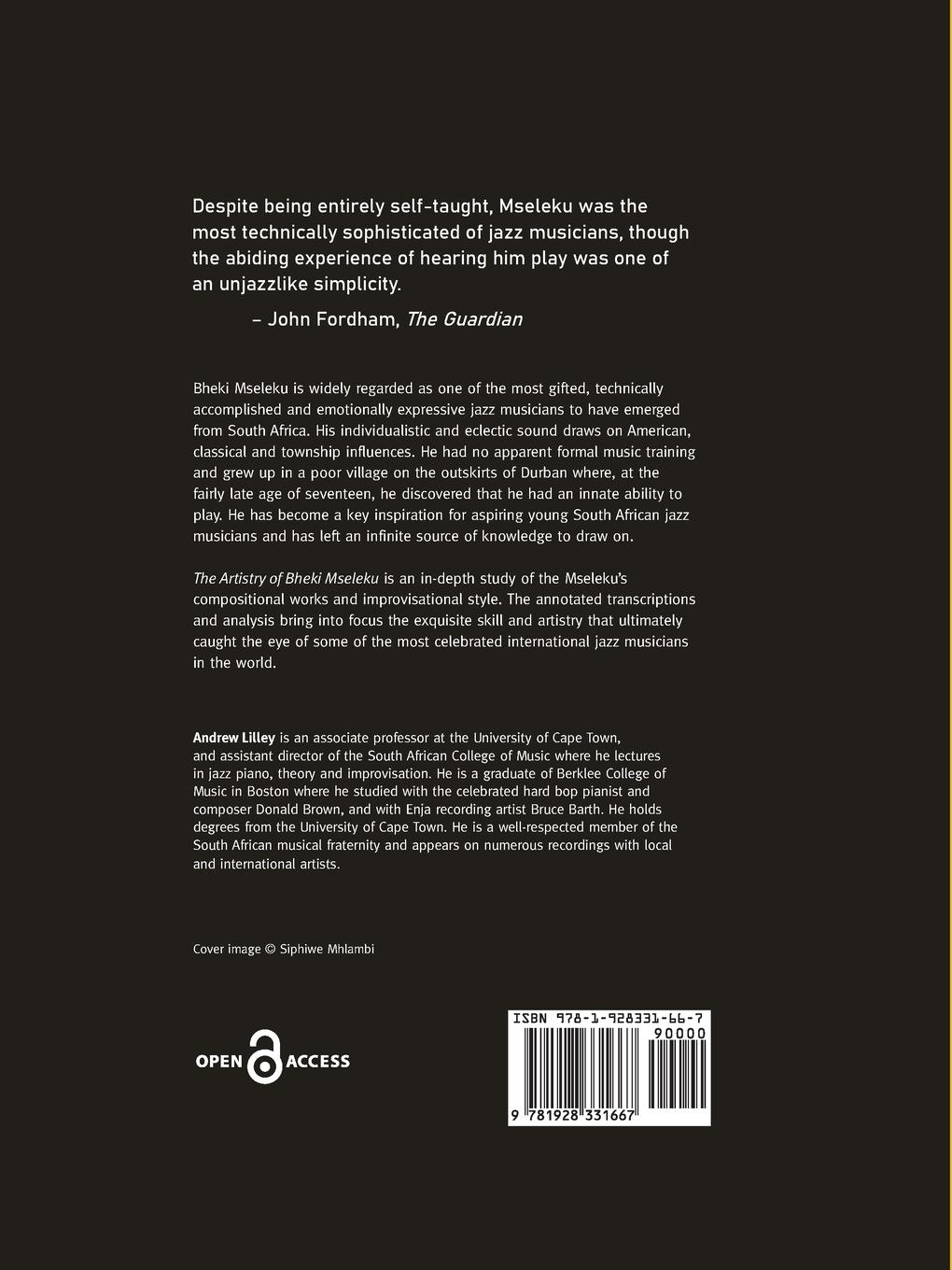 Rückseitencover The Artistry of ¿Bheki Mseleku