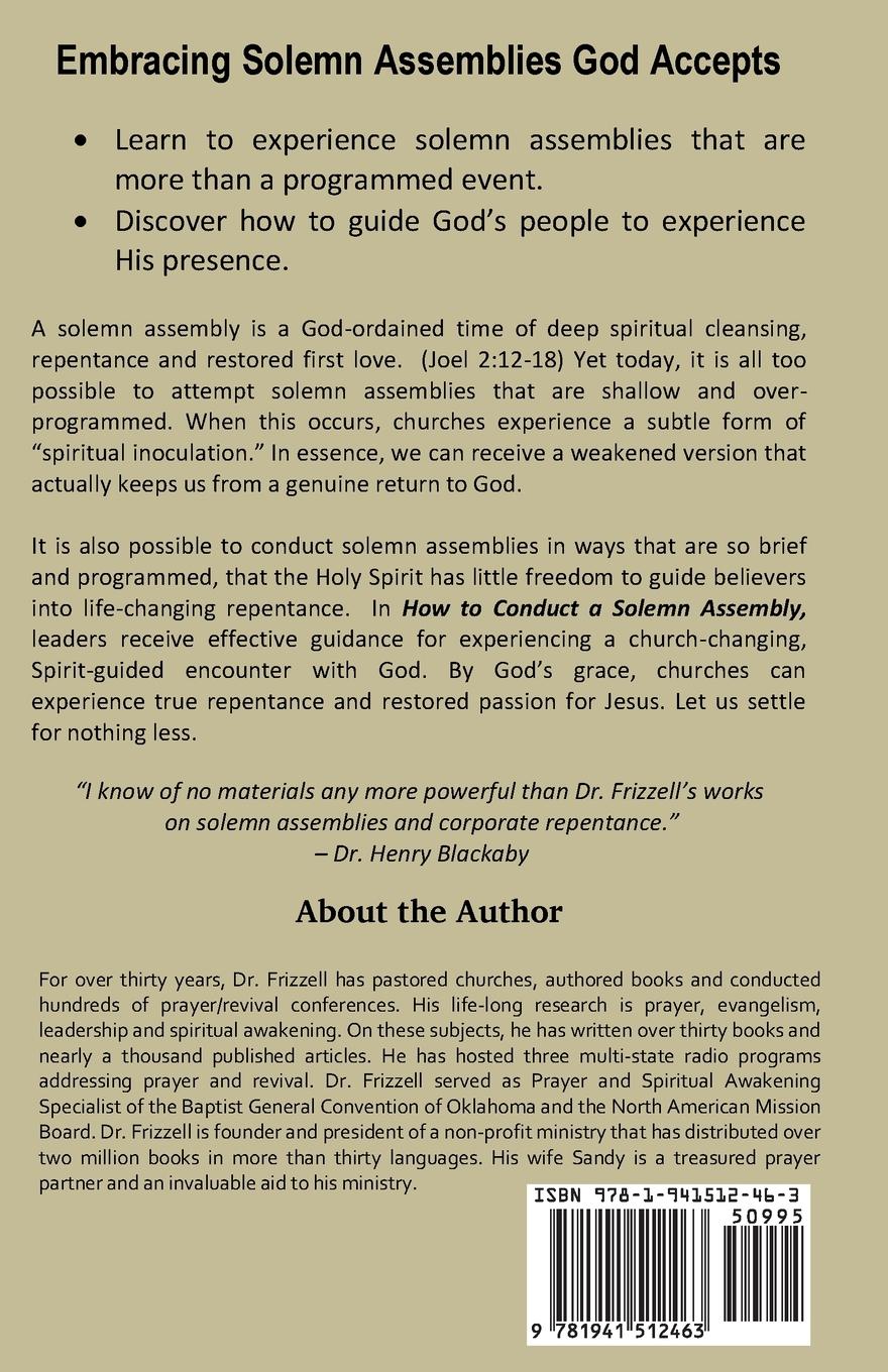 Rückseitencover How to Conduct a Solemn Assembly