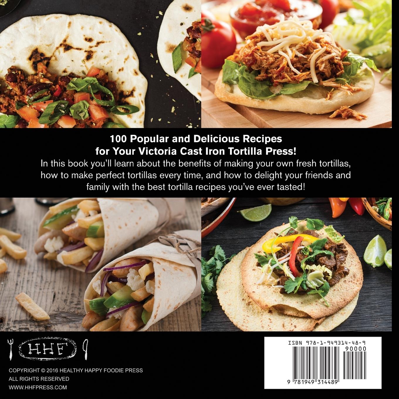 Rückseitencover My Victoria Cast Iron Tortilla Press Cookbook