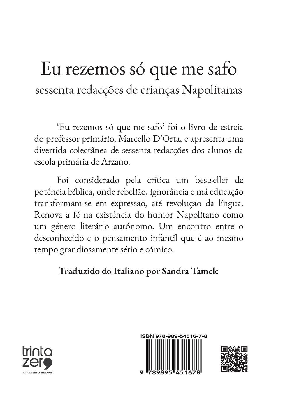 Rückseitencover Eu rezemos só que me safo