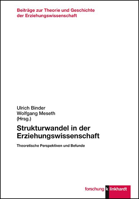 Vorderes Coverbild Strukturwandel in der Erziehungswissenschaft