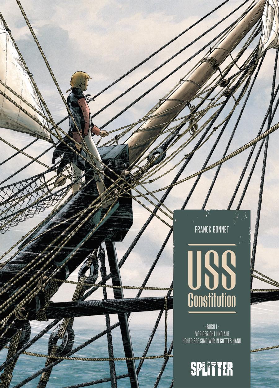 Vorderes Coverbild USS Constitution. Band 1
