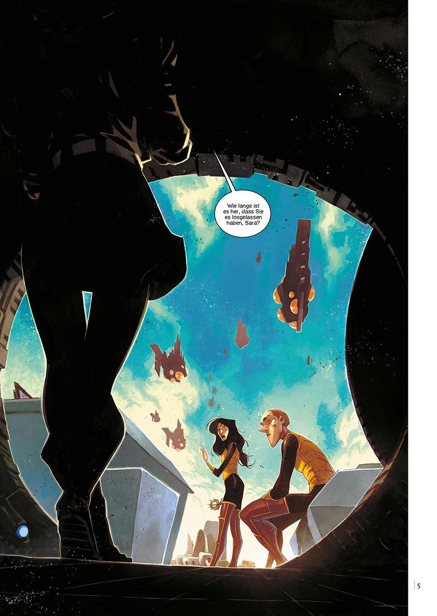 Beispielinhalt (Bild) Black Science. Band 8