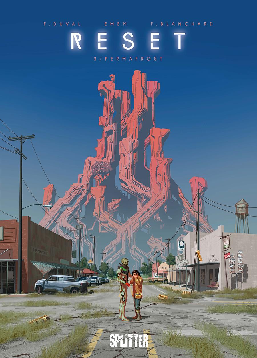 Vorderes Coverbild Reset. Band 3