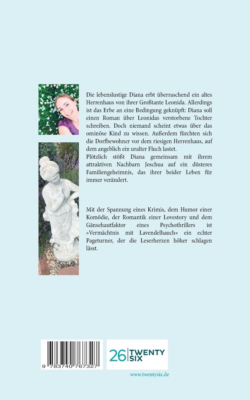 Rückseitencover Vermächtnis mit Lavendelhauch