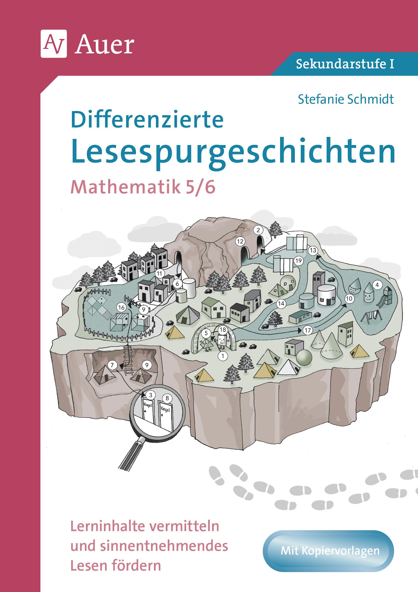 Vorderes Coverbild Differenzierte Lesespurgeschichten Mathematik 5-6