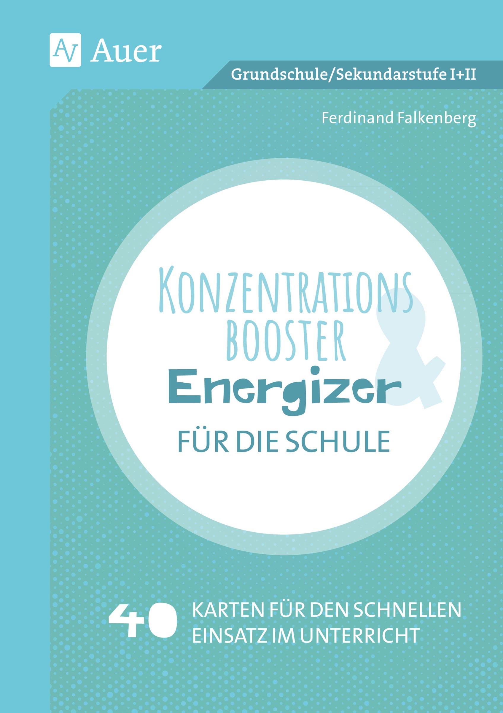 Vorderes Coverbild Konzentrationsbooster & Energizer für die Schule