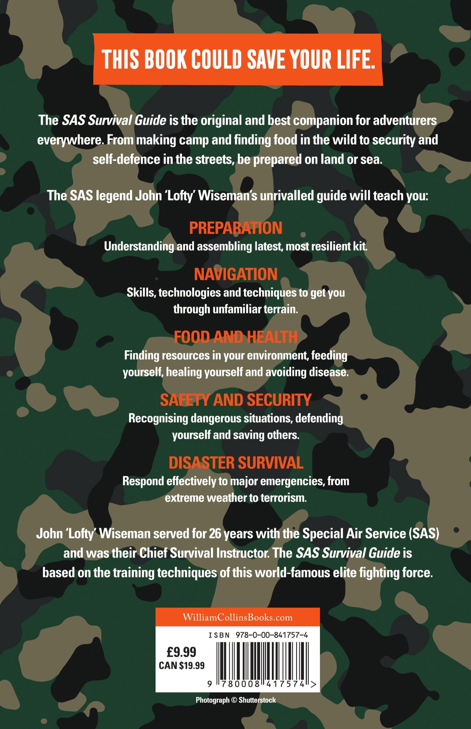 Rückseitencover SAS Survival Guide