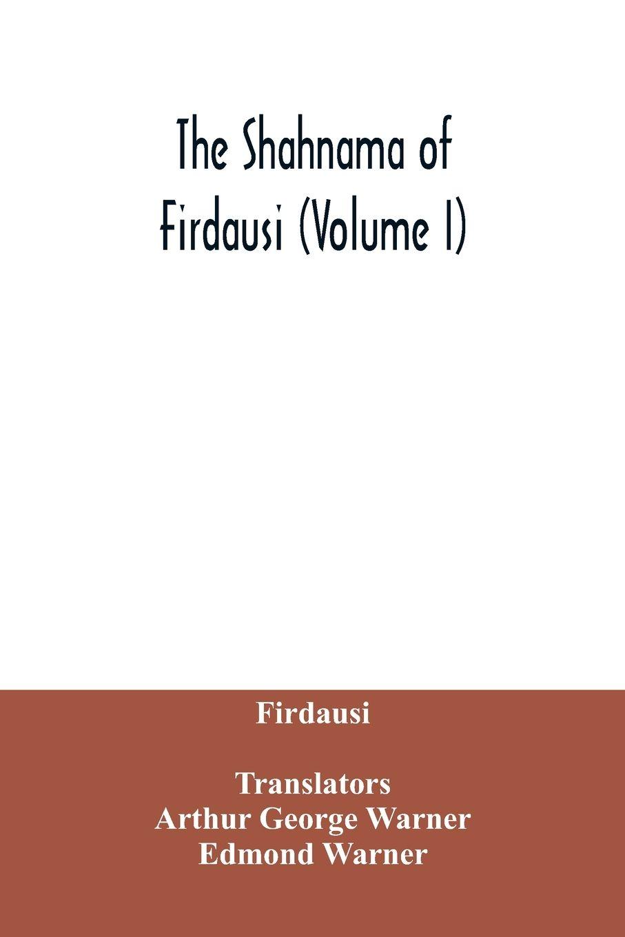 Vorderes Coverbild The Shahnama of Firdausi (Volume I)