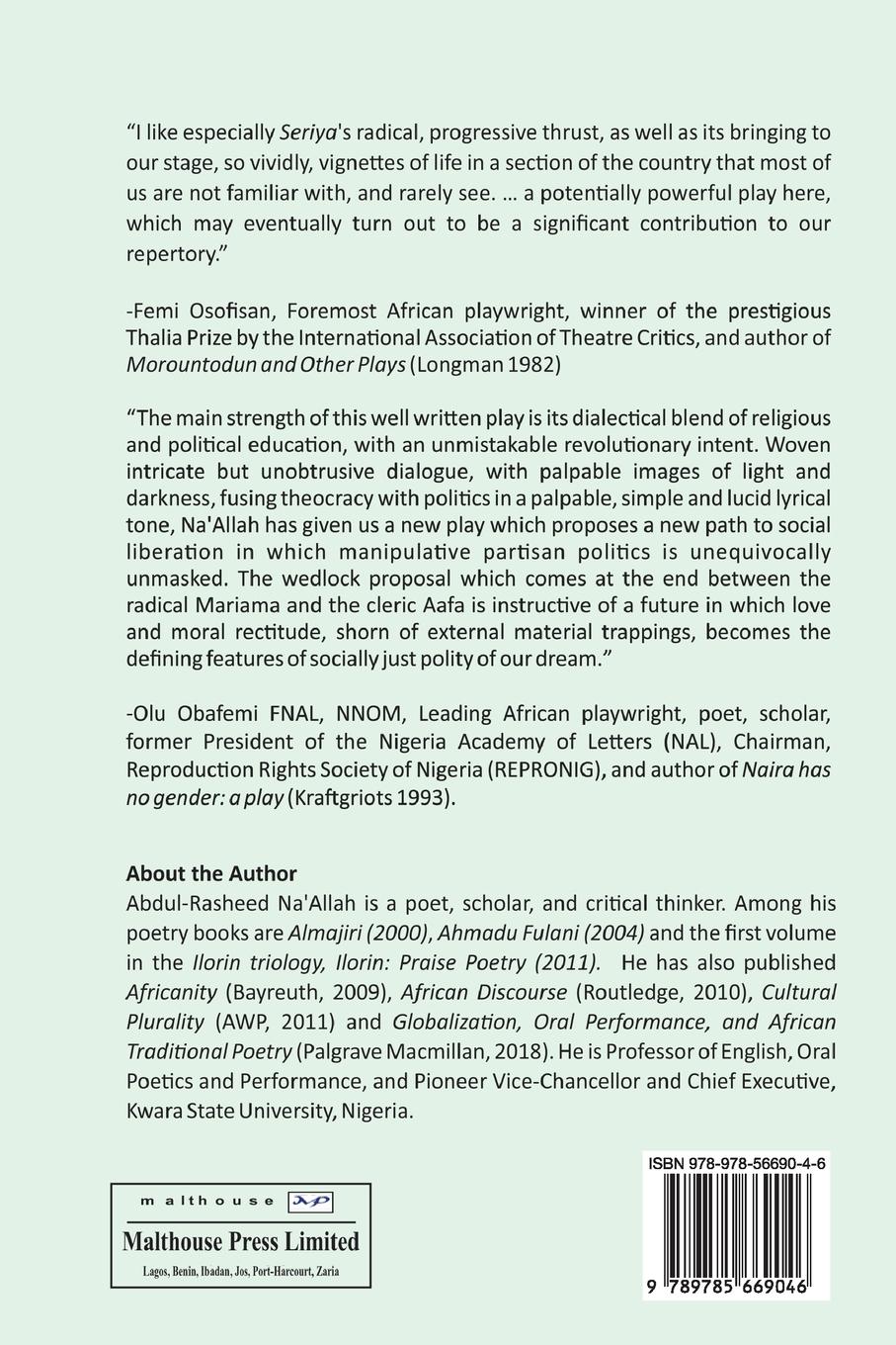 Rückseitencover Seriya