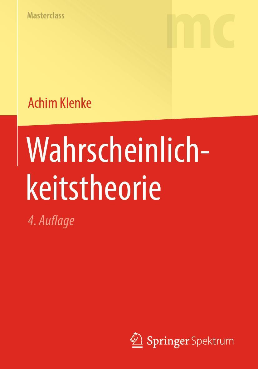 Vorderes Coverbild Wahrscheinlichkeitstheorie