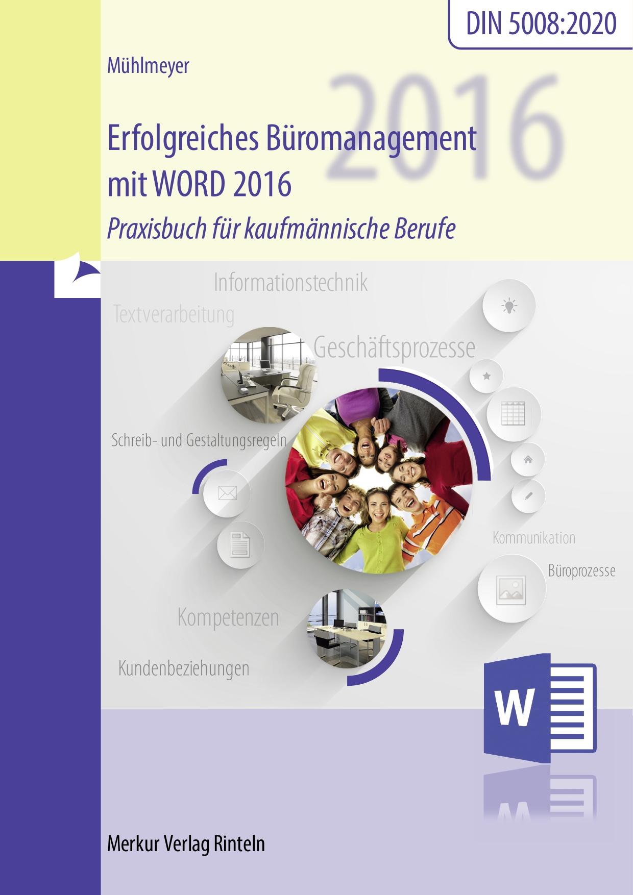 Vorderes Coverbild Erfolgreiches Büromanagement mit WORD 2016