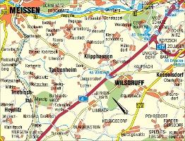 Beispielinhalt (Bild) Linkselbische Täler zwischen Dresden und Meißen 1 : 33 000