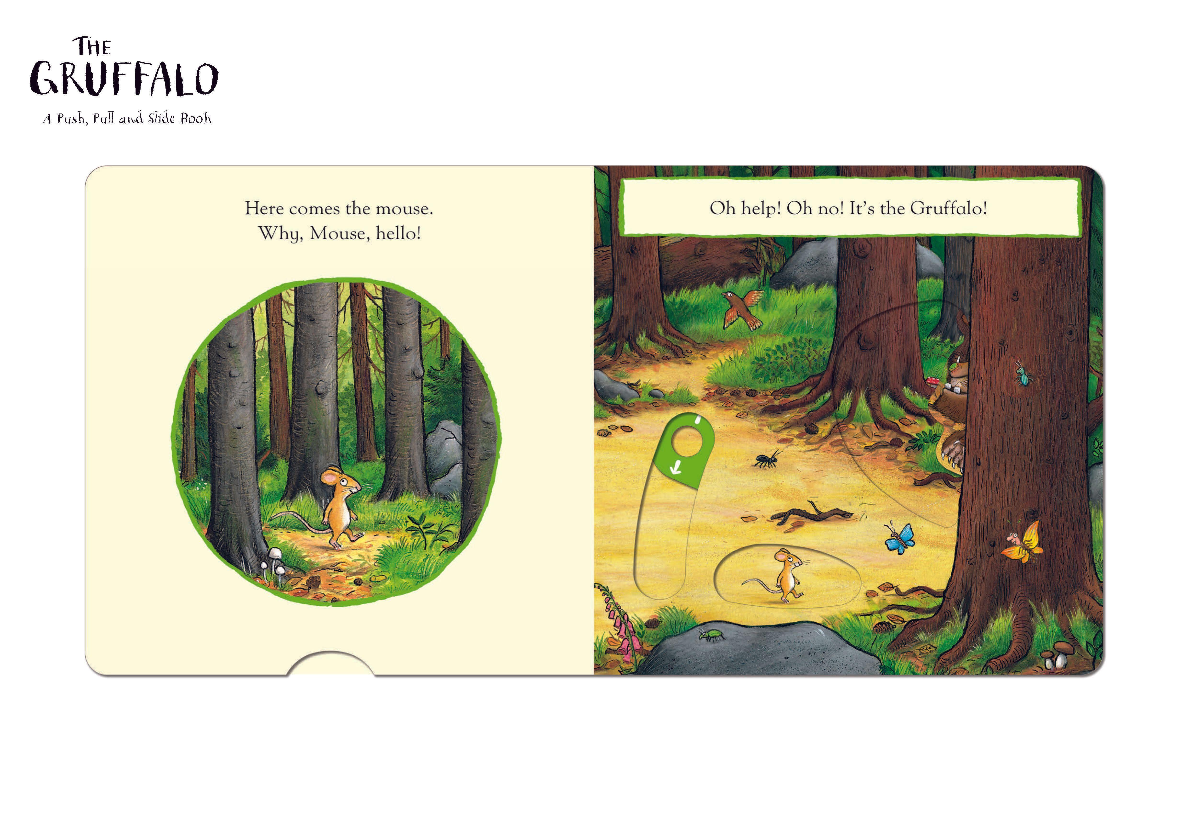 Beispielinhalt (Bild) The Gruffalo: A Push, Pull and Slide Book