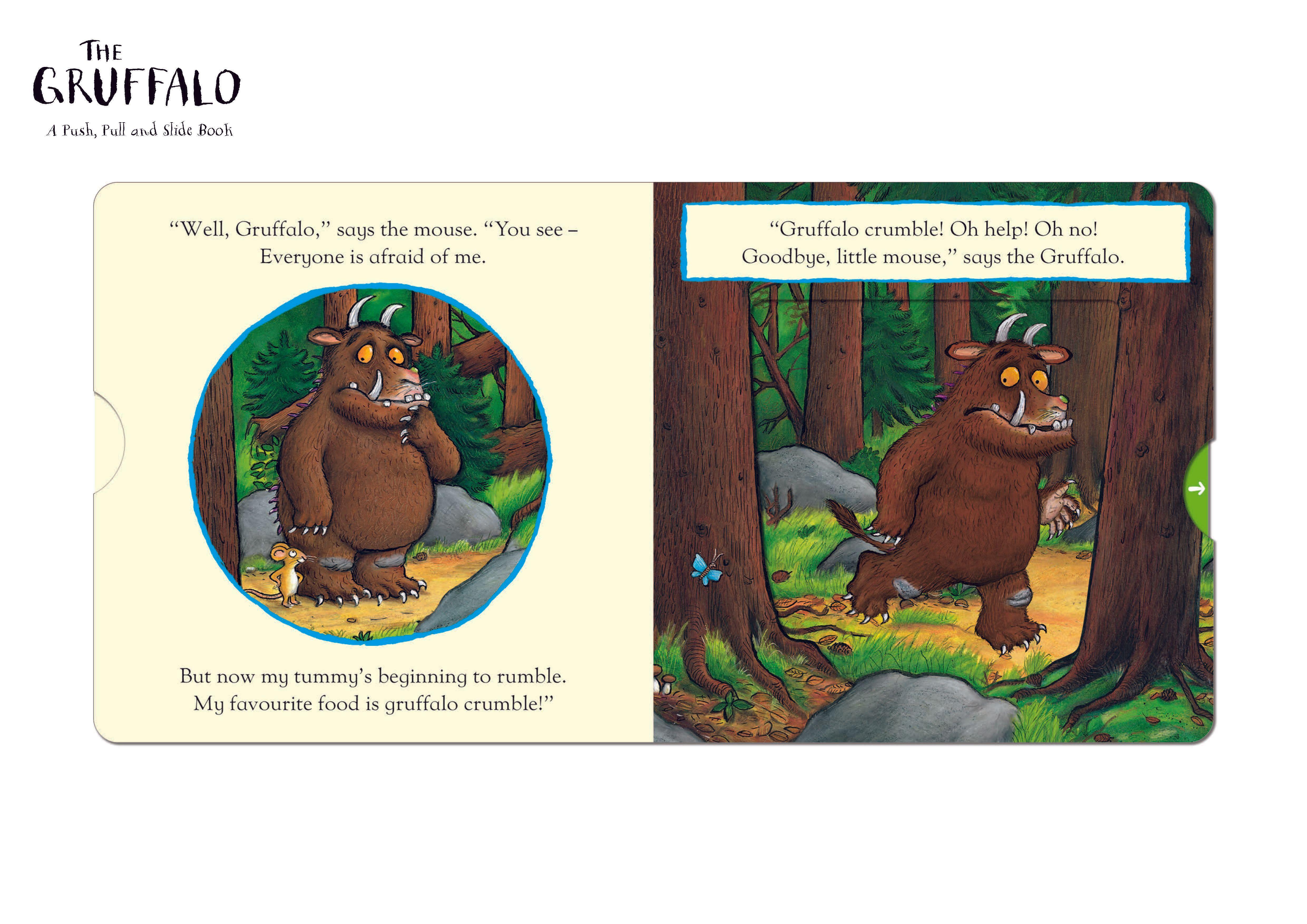 Beispielinhalt (Bild) The Gruffalo: A Push, Pull and Slide Book