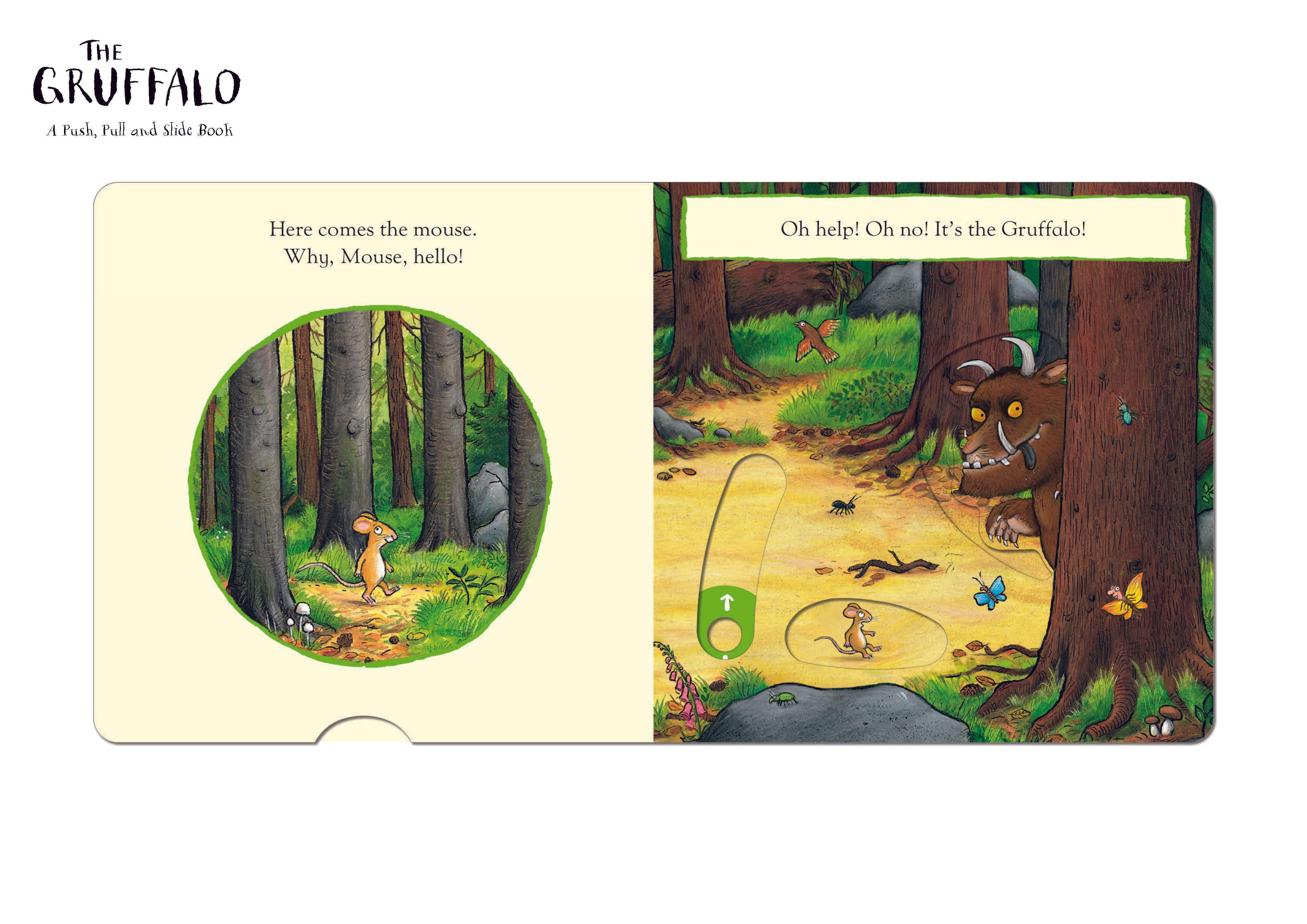 Beispielinhalt (Bild) The Gruffalo: A Push, Pull and Slide Book