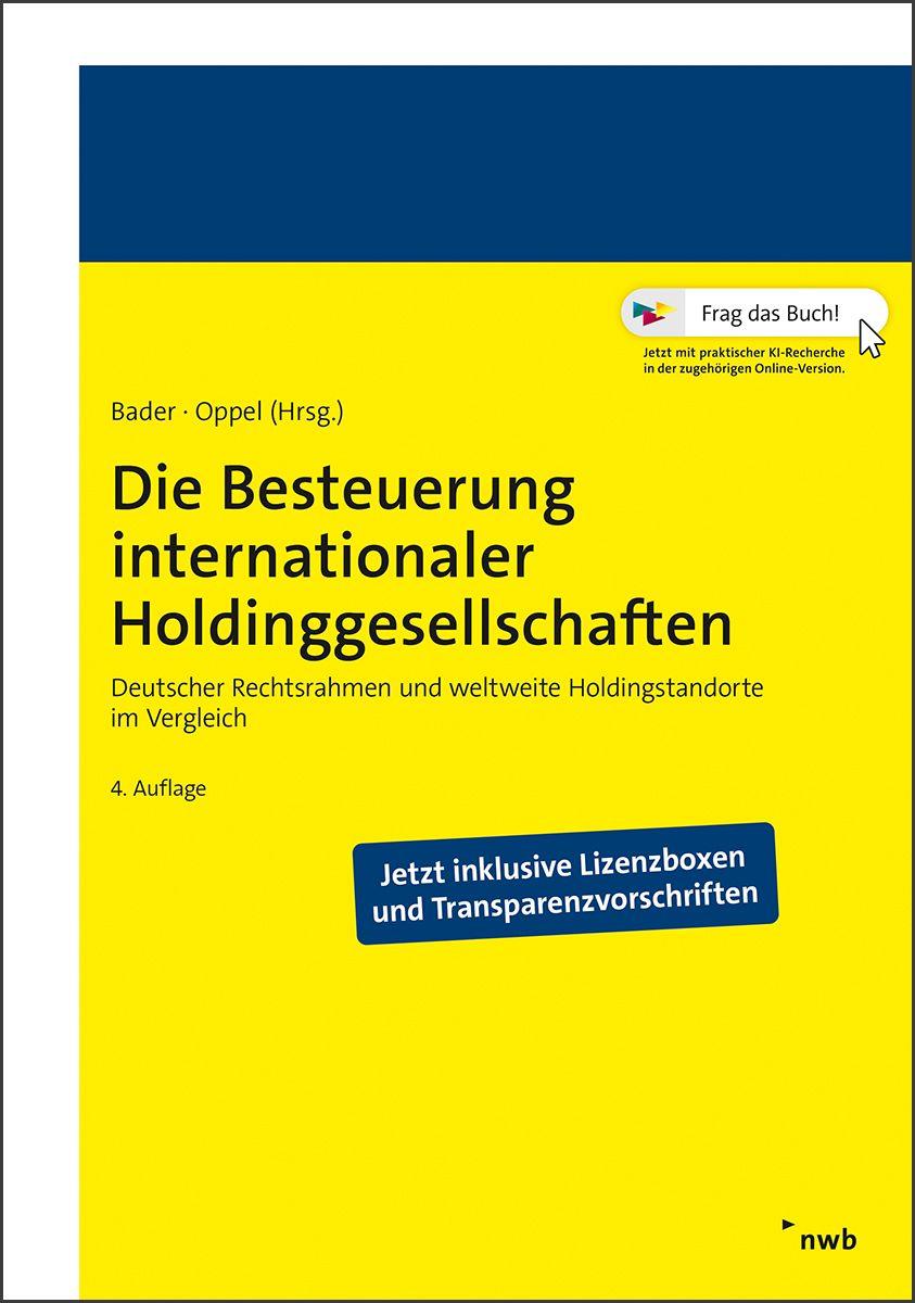 Vorderes Coverbild Die Besteuerung internationaler Holdinggesellschaften