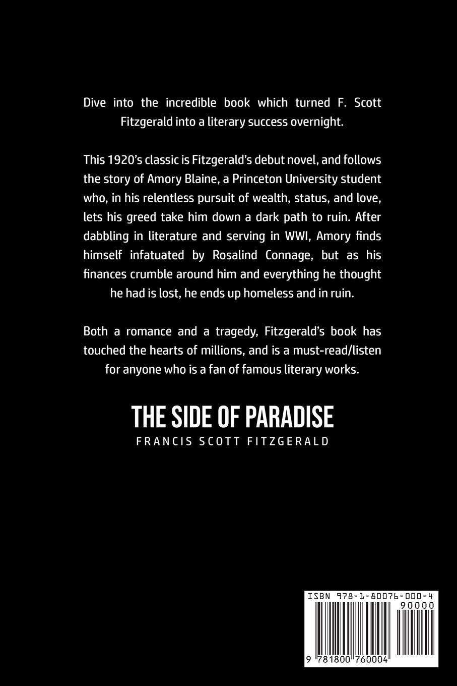 Rückseitencover The Side of Paradise