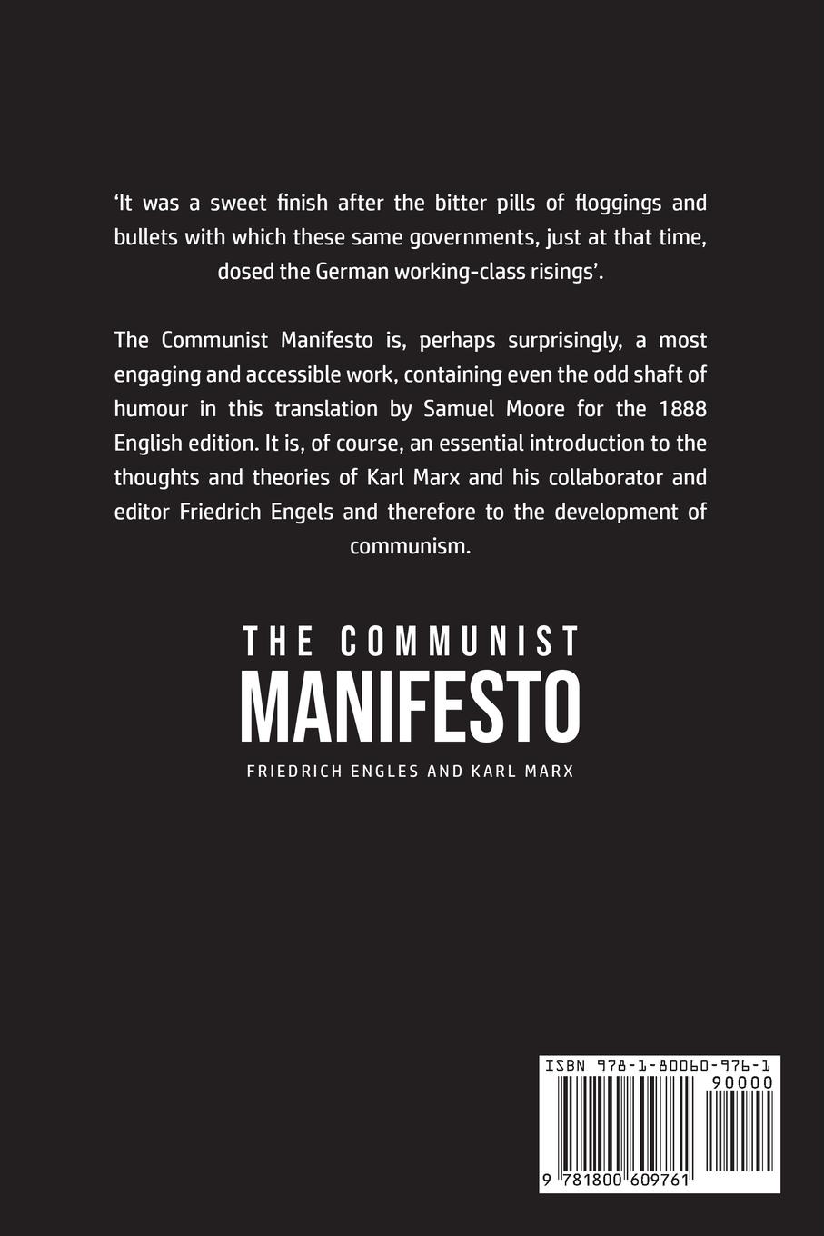Rückseitencover The Communist Manifesto