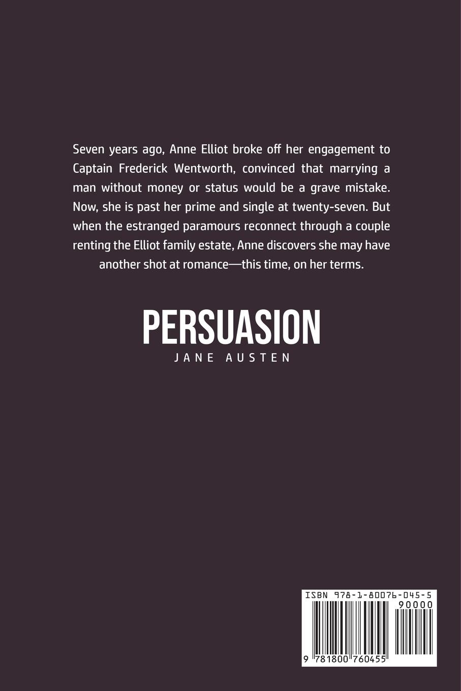 Rückseitencover Persuasion