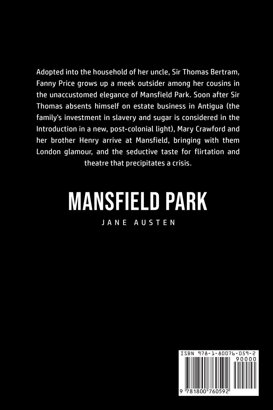 Rückseitencover Mansfield Park