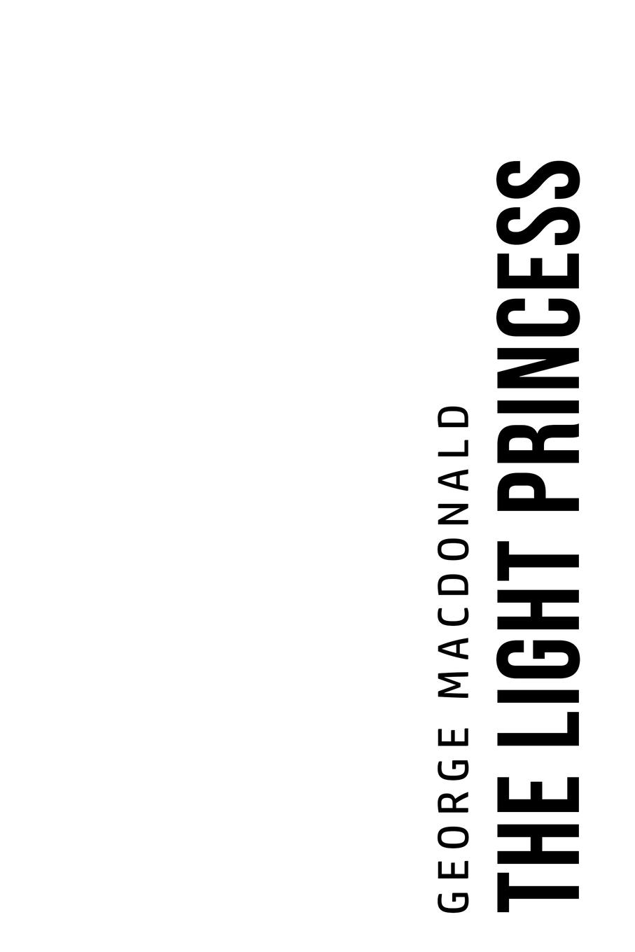 Vorderes Coverbild The Light Princess